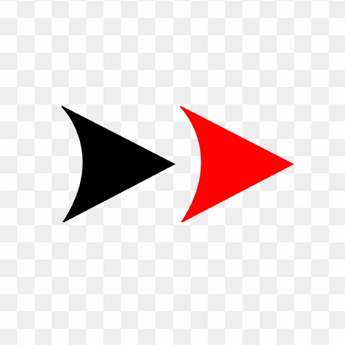 97+ 图片 png 新的 86 Red and black arrow free stock png