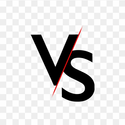 Free Vector | Vibrant versus vs banner for competition challenge