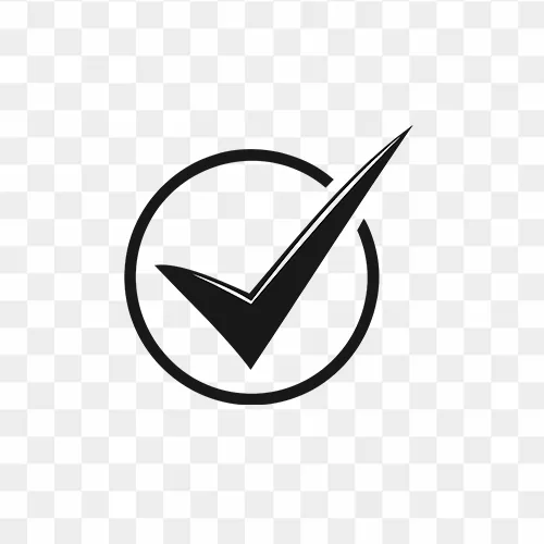 Check marks black free transparent png images