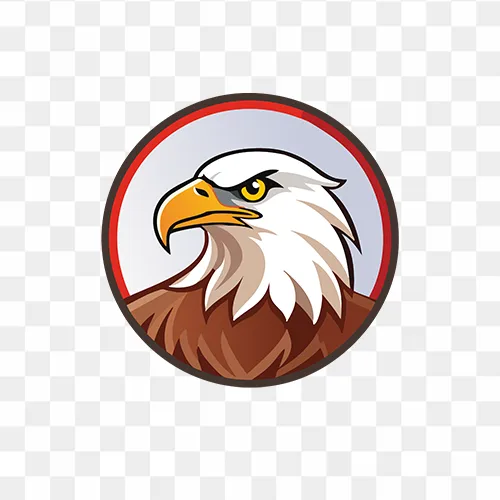 Eagle mascot logo download free transparent PNG image