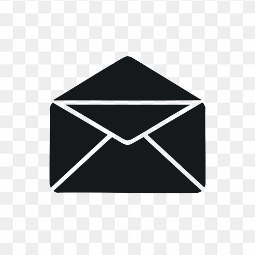 Email Icon Black PNG Images