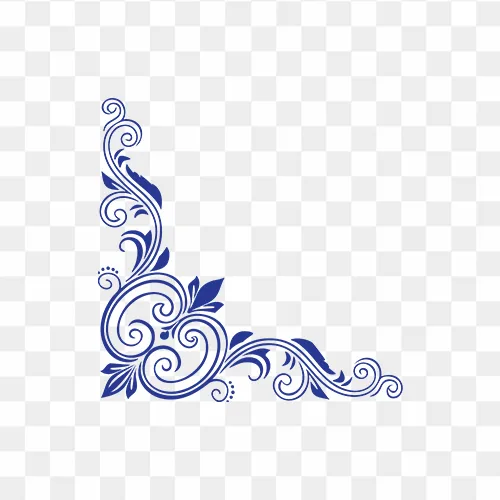 Free Corner PNG Images Transparent Download Blue Color