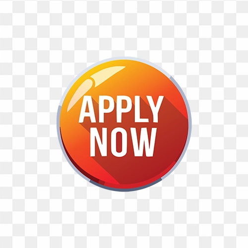Apply Now PNG button transparent background free download
