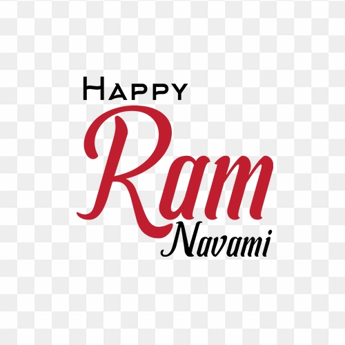 Happy Ram Navmi Free PNG text
