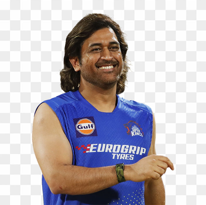 M S Dhoni Free transparent Png Image