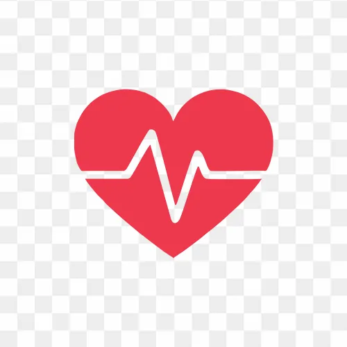Medical heartbeat pulse icon PNG transparent