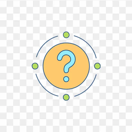 UI Help Icon PNG, FAQ Symbol, Circle Question Mark Graphic