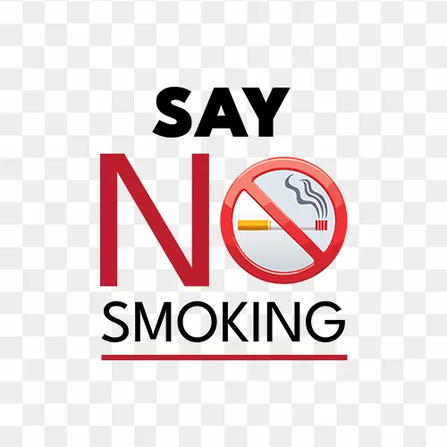 Say No Smoking Free PNG Image Download